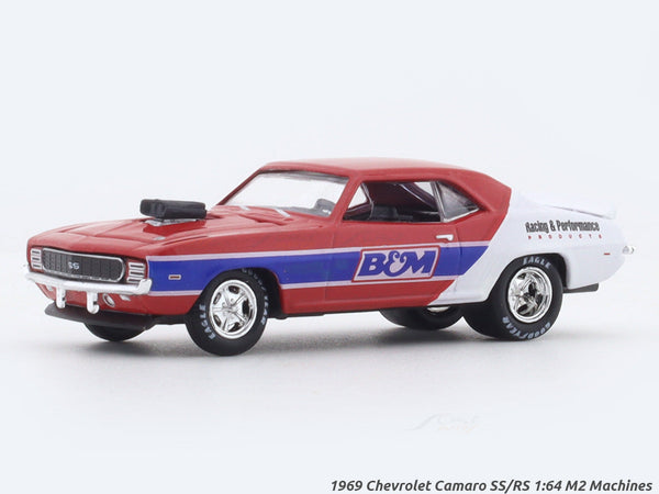 1969 Chevrolet Camaro SS/RS B n M 1:64 M2 Machines licensed diecast scale model car 11228-121