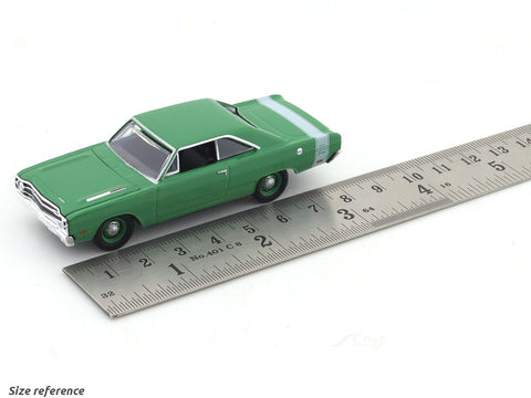 1969 Dodge Dart Swinger 340 green 1:64 M2 Machines licensed diecast scale model car 11228-108