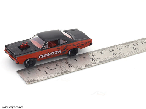 1969 Plymouth Road Runner 440 black 1:64 M2 Machines licensed diecast scale model car 11228-116