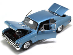 1970 Chevrolet Nova SS Coupe blue 1:18 Maisto diecast Scale Model car