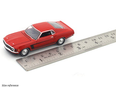 1970 Ford Mustang Grabber red 1:64 M2 Machines licensed diecast scale model car 11228-111