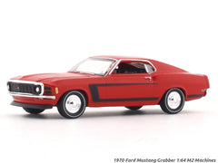 1970 Ford Mustang Grabber red 1:64 M2 Machines licensed diecast scale model car 11228-111