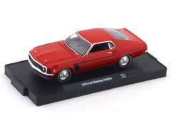 1970 Ford Mustang Grabber red 1:64 M2 Machines licensed diecast scale model car 11228-111