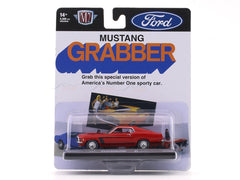 1970 Ford Mustang Grabber red 1:64 M2 Machines licensed diecast scale model car 11228-111