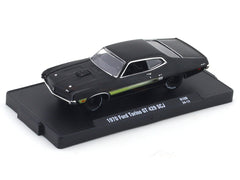 1970 Ford Torino GT 429 SCJ black 1:64 M2 Machines licensed diecast scale model car 11228-109