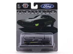 1970 Ford Torino GT 429 SCJ black 1:64 M2 Machines licensed diecast scale model car 11228-109