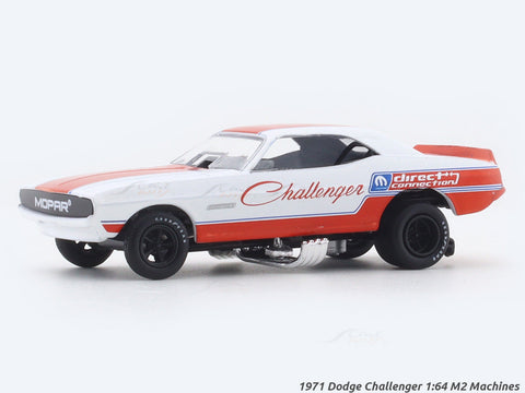 1971 Dodge Challenger Funny 1:64 M2 Machines licensed diecast scale model car 32600-84