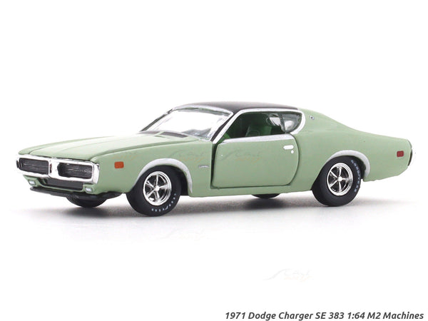 1971 Dodge Charger SE 383 green 1:64 M2 Machines licensed diecast scale model car 32600-79