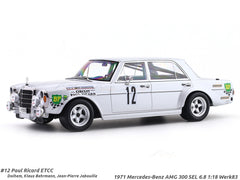 1971 Mercedes-Benz AMG 300 SEL 6.8 No.12 1:18 Werk83 diecast scale model car collectible