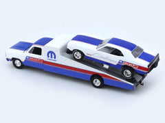 1974 Dodge Truck & 1971 Dodge Challenger 1:64 M2 Machines diecast hauler scale model