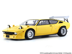 1974 Lamborghini Urraco Rally yellow 1:18 Kyosho diecast scale model car collectible