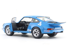 1974 Porsche 911 IROC Riverside Blue 1:18 Solido licensed diecast scale model car collectible