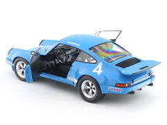 1974 Porsche 911 IROC Riverside Blue 1:18 Solido licensed diecast scale model car collectible