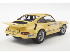 1974 Porsche 911 IROC No1 Emerson Fittipaldi Yellow 1:18 Solido Licensed Diecast Scale Model Car Collectible