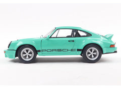 1974 Porsche 911 IROC Mint Green 1:18 Solido Licensed Diecast Scale Model Car Collectible