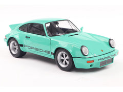 1974 Porsche 911 IROC Mint Green 1:18 Solido Licensed Diecast Scale Model Car Collectible