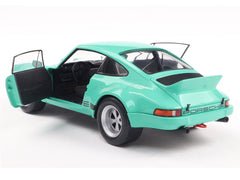 1974 Porsche 911 IROC Mint Green 1:18 Solido Licensed Diecast Scale Model Car Collectible