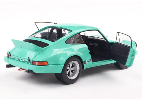 1974 Porsche 911 IROC Mint Green 1:18 Solido Licensed Diecast Scale Model Car Collectible