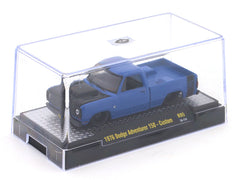 1976 Dodge Adventurer 150-Custom blue 1:64 M2 Machines licensed diecast scale model car 32500-95