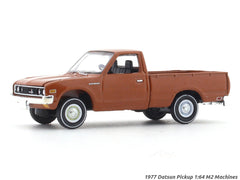 1977 Datsun Pickup brown 1:64 M2 Machines licensed diecast scale model car 32500-93