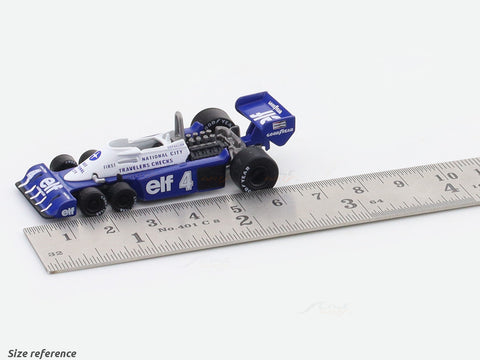 1977 Tyrrell P34 Monaco GP No 4 1:64 Kyosho licensed diecast scale model car miniature