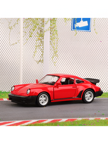 1978 Porsche 911 Turbo Diecast Model Car – 1:24 Scale Vintage Classic Porsche Collectors Car - Green TVO25.