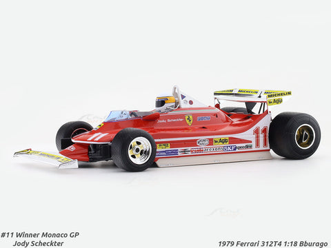 1979 Ferrari 312T4 Winner Monaco GP 1:18 Bburago licensed diecast scale model collectible