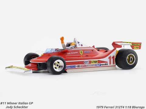 1979 Ferrari 312T4 Winner Italian GP 1:18 Bburago licensed diecast scale model collectible