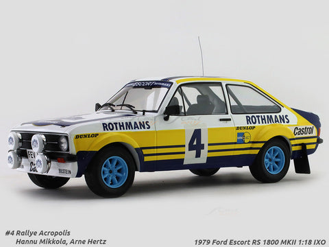 1979 Ford Escort RS 1800 MKII 1:18 IXO diecast model car
