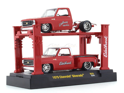 1979 Chevrolet Silverado AUTO LIFT 1:64 M2 Machines diecast scale car collectible