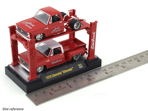1979 Chevrolet Silverado AUTO LIFT 1:64 M2 Machines diecast scale car collectible
