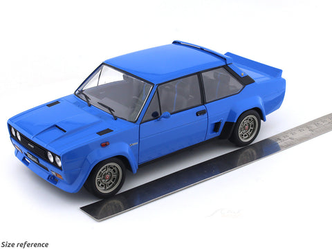 1980 Fiat 131 Abarth Blue 1:18 Solido diecast scale model car collectible