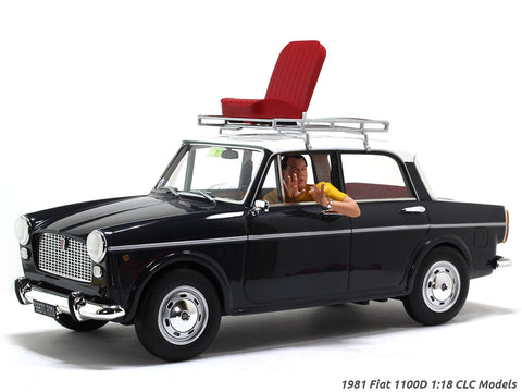 1981 Fiat 1100D 1:18 CLC Models resin Scale Model car collectible