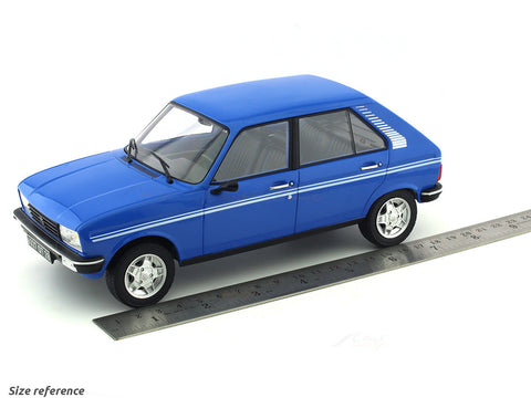 1981 Peugeot 104 S blue 1:18 Norev diecast scale model car collectible