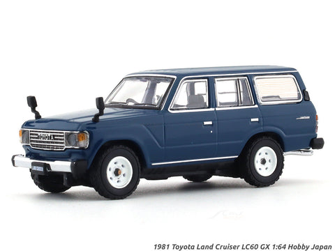 1981 Toyota Land Cruiser LC60 GX blue 1:64 Hobby Japan diecast scale model collectible