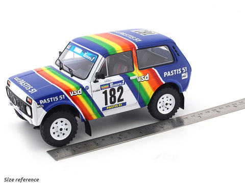 1982 Lada Niva Rally Paris Dakar 1:18 Solido licensed diecast scale model car collectible