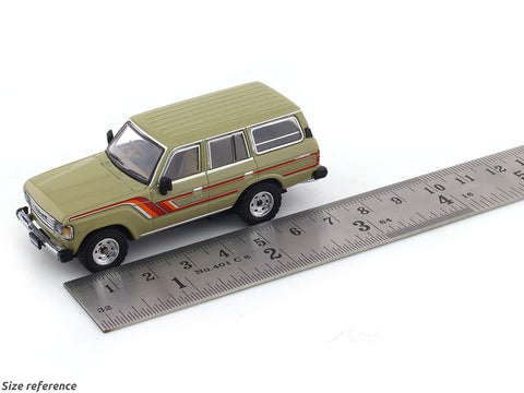 1984 Toyota Land Cruiser LC60 GX brown 1:64 Hobby Japan diecast scale model collectible