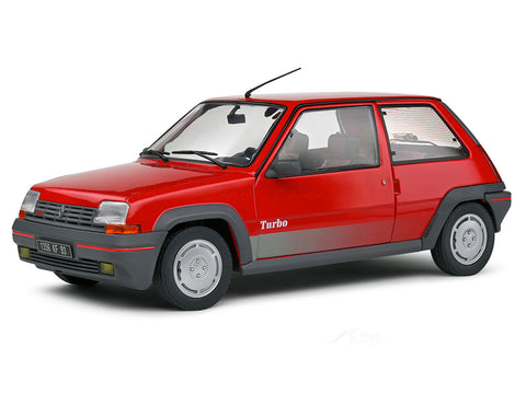 1985 Renault 5 GT Turbo Mk1 Rouge Vif 1:18 Solido Licensed Diecast Scale Model Car Collectible