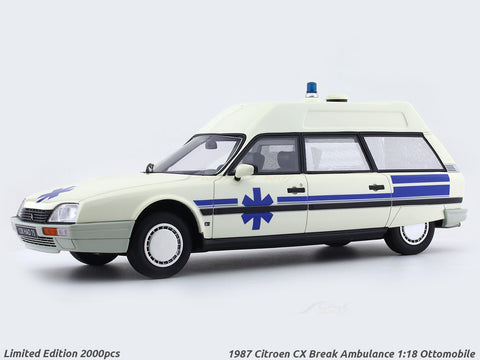 1987 Citroen CX Break Ambulance 1:18 Ottomobile resin scale model car collectible