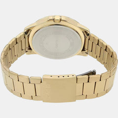 Enticer Men Quartz Black Dial Analog Stainless Steel Watch A1367