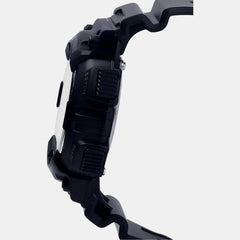 Youth Men Quartz Black Dial Analog-Digital Resin Watch AD218