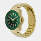 Spencer Men Quartz Green Dial Analog Stainless Steel Watch AX1951