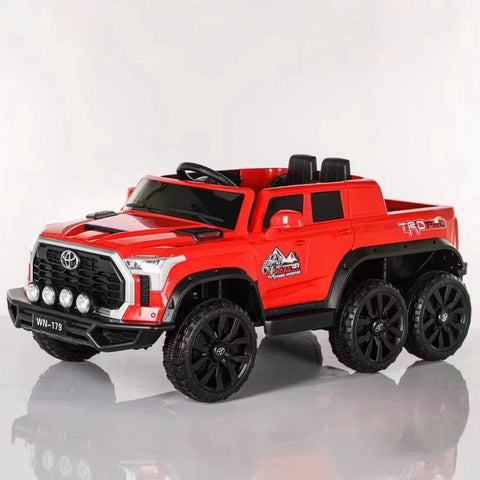11Cart 6-Wheel 12V Electric Ride-On Truck for Kids with Remote Control & Suspension