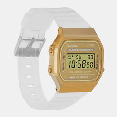 Vintage Unisex Quartz Gold Dial Digital Resin Watch D307