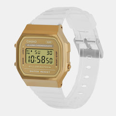 Vintage Unisex Quartz Gold Dial Digital Resin Watch D307