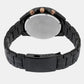 Edifice Men Quartz Black Dial Chronograph Stainless Steel Watch EX493
