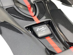 1/18 Almost Real AR+ Pagani Zonda Cinque Coupe 2009 White Diecast Full Open