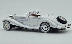1936 Mercedes Benz 500K 1:24 Roadster diecast scale model car collectible | Assorted Colors