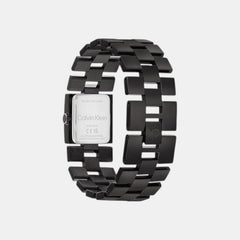 Ck Meridian Women Quartz Black Dial Analog Stainless Steel Watch 25100091