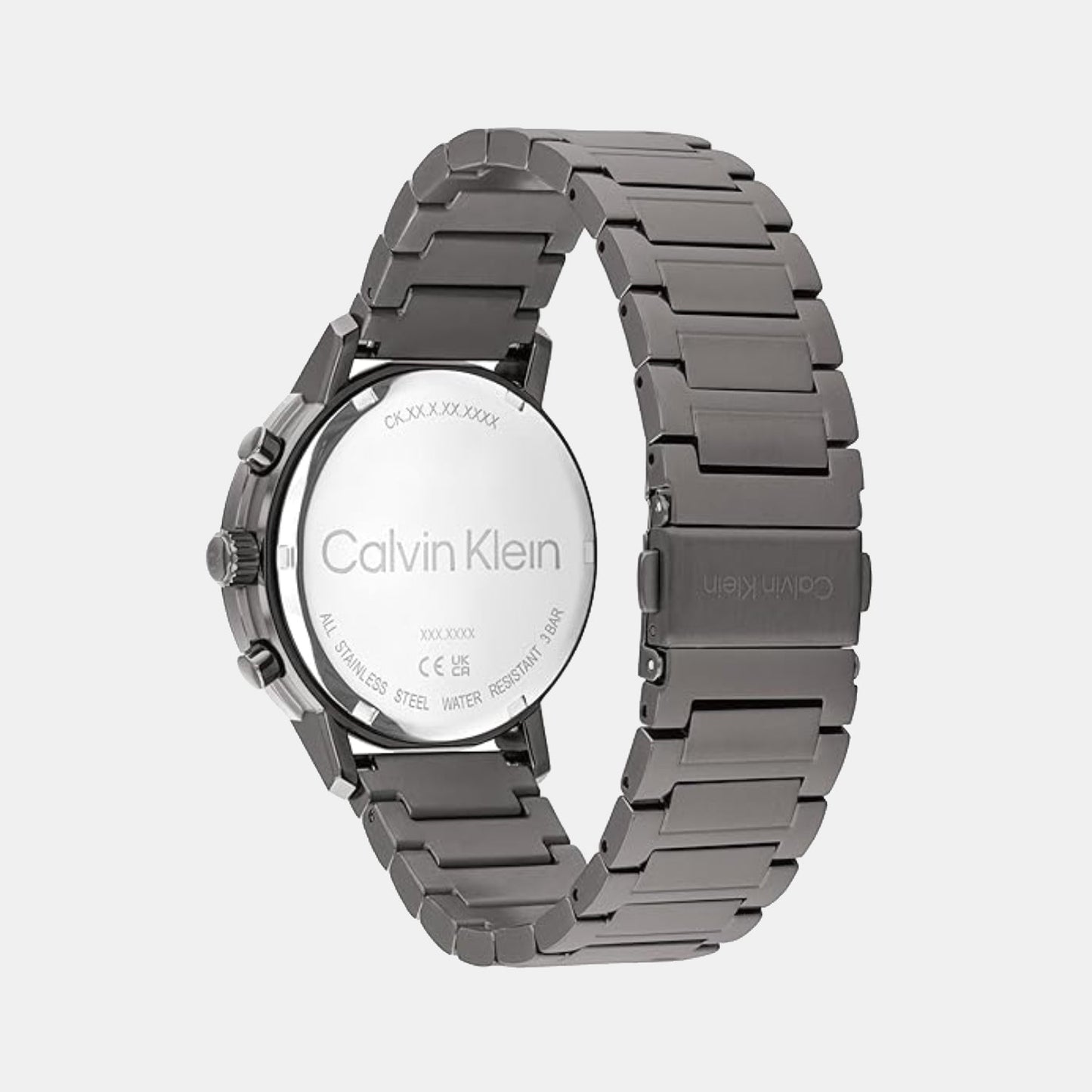 Men Quartz Blue Dial Chronograph Stainless Steel Watch 25200495